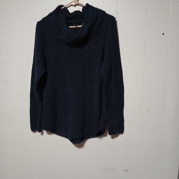 JEANNE PIERRE Sweaters - Jeanne Pierre ladies dark blue Pullover turtleneck sweater. Size XL